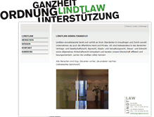 Tablet Screenshot of lindtlaw.ch